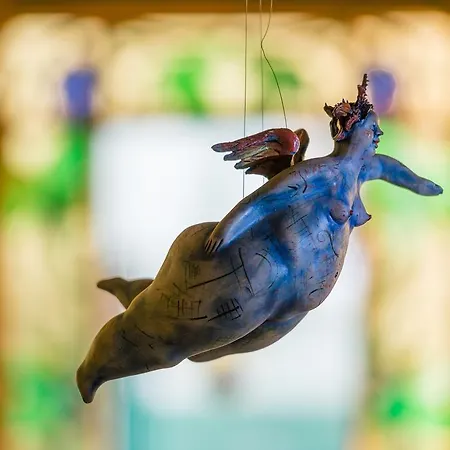 Romantisches Holzhaus Σβερίν